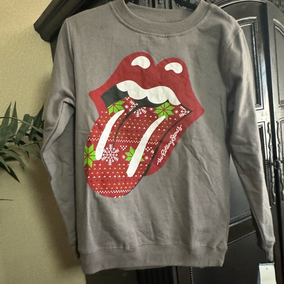 NWT Rolling Stones tongue sweatshirt - Picture 1 of 3
